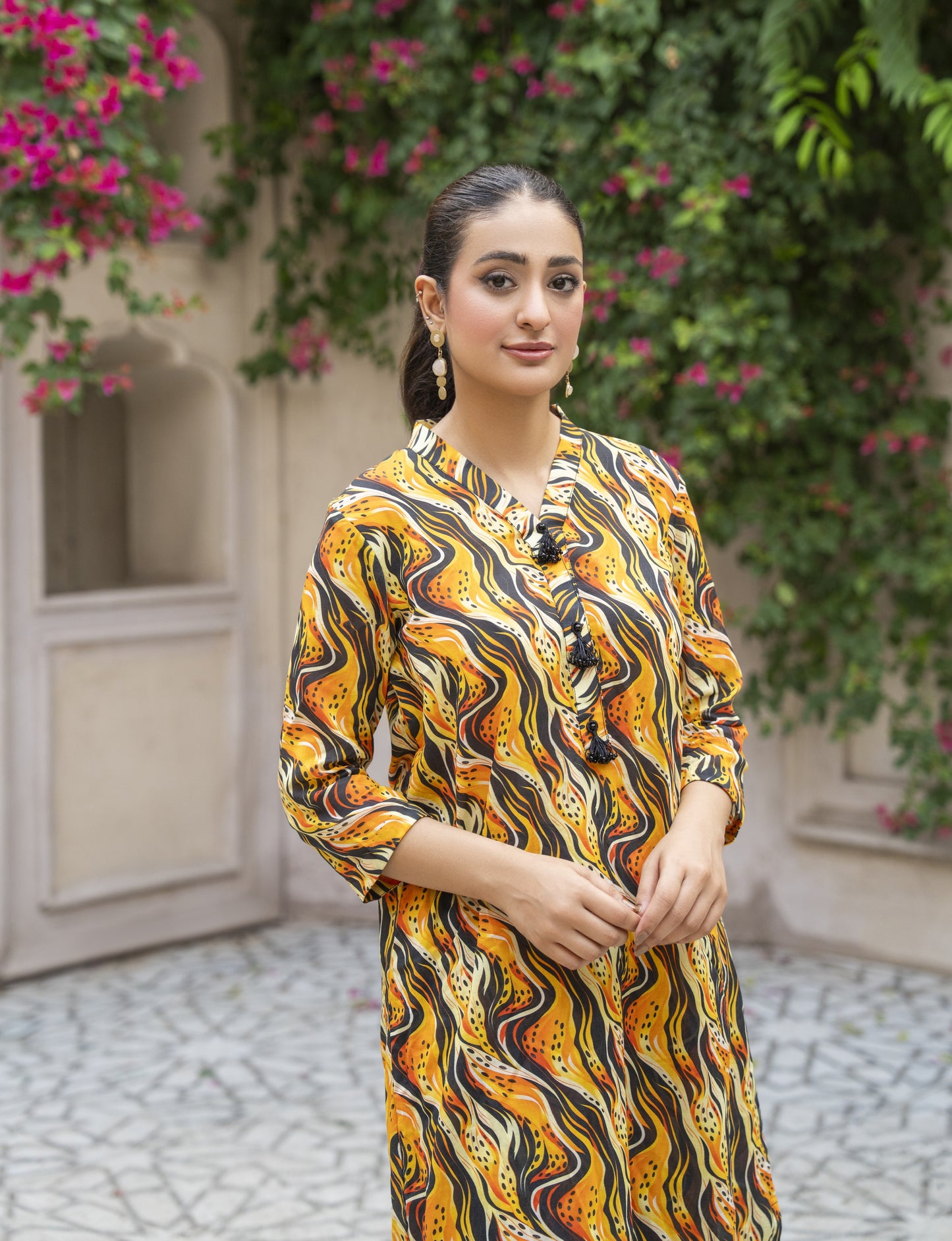 2 Piece-SAFFRON SWIRL